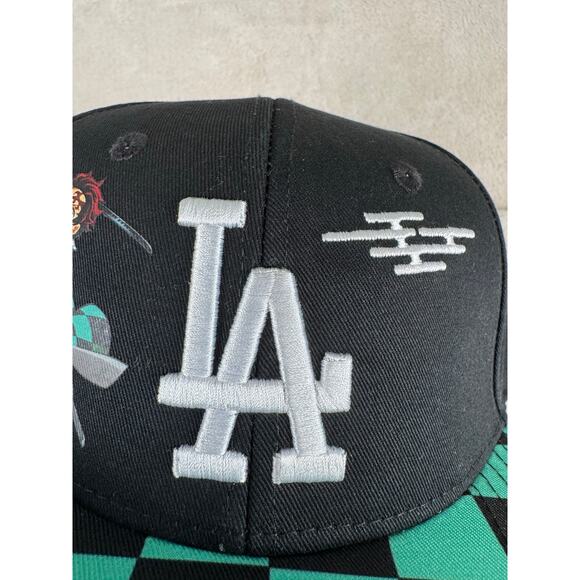 Los Angeles Dodgers Demon Slayer Snapback Hat Anime Adjustable Baseball Cap NEW - Picture 10 of 11